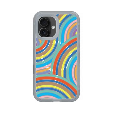iPhone 16 AirX 流變灰 - Positive Vibes / 正好能量 - 迷幻彩虹
