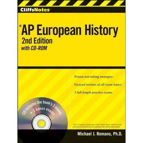 CliffsNotes AP European History with CD-ROM  2nd Edition (Cliffs AP)