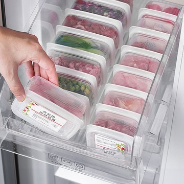廚房冰箱收納盒食品級冷凍專用保鮮盒廚房分格整理密封凍肉盒抗菌 小紅書同款
