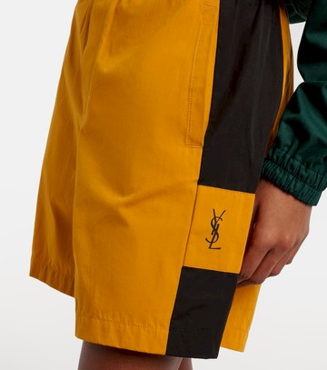 Saint Laurent Cassandre cotton Bermuda shorts