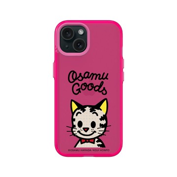 iPhone 15 Clear 粉漾桃 - OSAMU GOODS - 經典系列-CAT