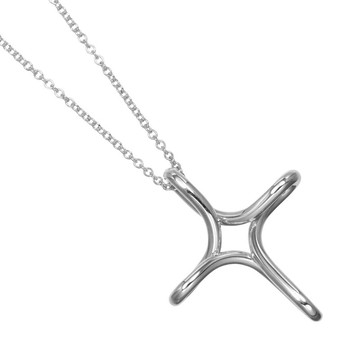 【日本直送】蒂芬妮 TIFFANY&Co. Open Cross 項鍊 銀 925 約 3.25g【二手】A級