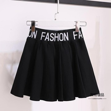 半身裙兒童洋百搭短裙外穿洋裝女童百褶【聚物優品】