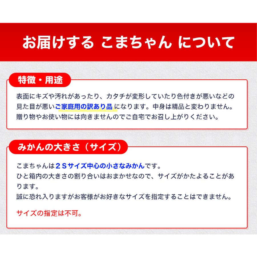 小玉みかん こまちゃん お試し用 2kg 愛媛県産 小玉 みかん 家庭用 訳あり 愛媛みかん 送料無料 プチ 小粒 2S 3S 箱買い 蜜柑 温州 早生 南柑 20号 SS 2キロ