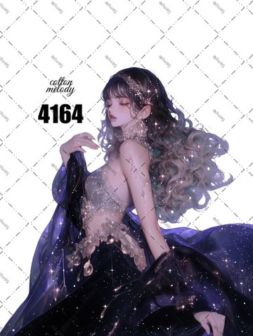 original sticker no.4164 人物貼紙 原創貼紙 原創人物貼紙 裝飾貼紙 cotton melody