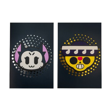 官方授權｜《Brawl Stars 荒野亂鬥》8位元/史派克/瑞科 主宰戰場筆記本(代理商公司貨