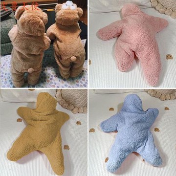 嬰兒衣服秋冬套裝寶寶連體衣服超萌可愛1歲8冬裝6個月3海星派大星