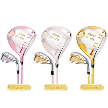 高爾夫球桿 高爾夫球桿女士全套HT-07L二三四五星Honma紅馬套桿水引之花