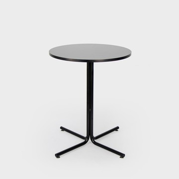 TEMPO 餐桌-黑/圓60/高75