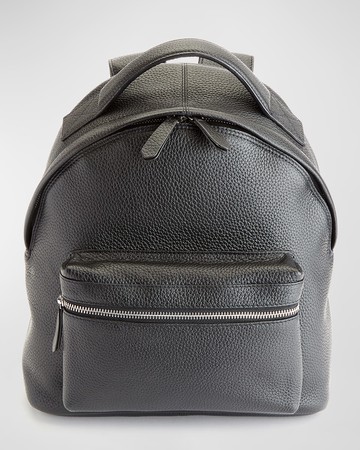 Personalized Leather Travel Backpack