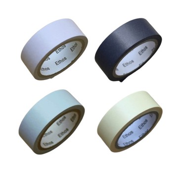 1.5cm紙膠帶-粉黃/粉藍/粉紫/黑色