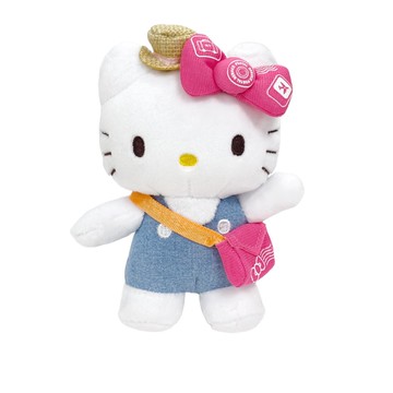 Sanrio三麗鷗｜HELLO KITTY 10CM 絨毛吊飾/鑰匙圈