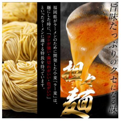 ふるさと納税 太宰府市 福岡県産ラー麦麺×5種類のスープ食べ比べセット15人前!(豚骨・醤油・塩・味噌・担々麺)(太宰府市)