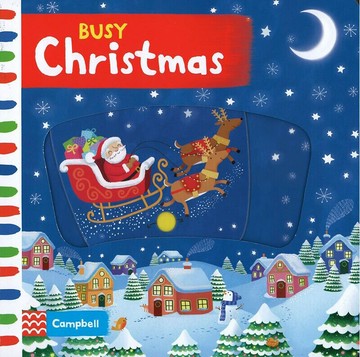 Busy Christmas (硬頁推拉書)  Angie Rozelaar  新月