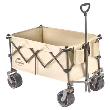 Naturehike 挪客 魔方JL全地形聚攏推車 中號 卡其色 摺疊露營拖車 輕鬆收納  1個