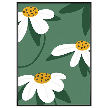 BOLUO GALLERY 菠蘿選畫所 日式小花I APFP3405B  40 x 30cm  黑色
