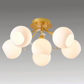 鄉村風半吸頂五燈(BL50961)