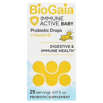 BioGaia, Protectis Baby，機體抵抗活性益生菌滴劑，0-36 個月，0.17 液量盎司（5 毫升）
