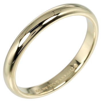 【日本直送】蒂芙尼 戒指 Forever Classic 18號 指輪 18K વાર્દિ 黃k金 約3.75g TIFFANY&Co.【二手】A級