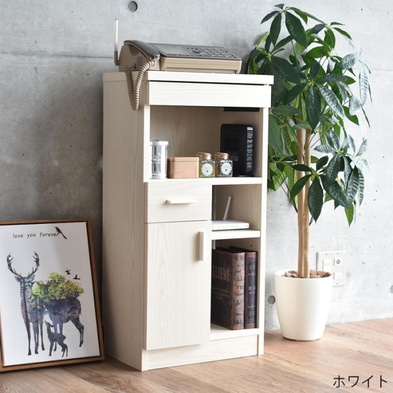 ルーター収納40（W40×D26.5×H80cm） 白木目 【完成品】 ルーター収納ボックス(幅40cm ホワイト) | ニトリネット【公式