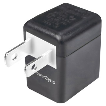 PowerSync 包爾星克 3轉2電源轉接頭 TYBA0 L型 黑色  1個