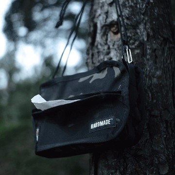 戶外露營 多用途 車載 迷彩收納包 面紙包 防水戰術抽紙套