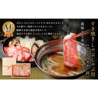 ふるさと納税 京都市 京都肉焼肉盛り合わせすき焼き・しゃぶしゃぶ用セット(各800g)