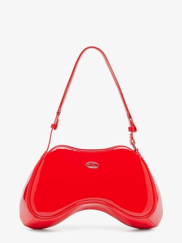 Recycled material shoulder bag with frontal oval-d logo - DIESEL - gender_Woman