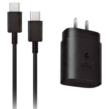 DTAudio 三星專用充電器 25W + 1.5米快充線 SS-A32  黑色  1套