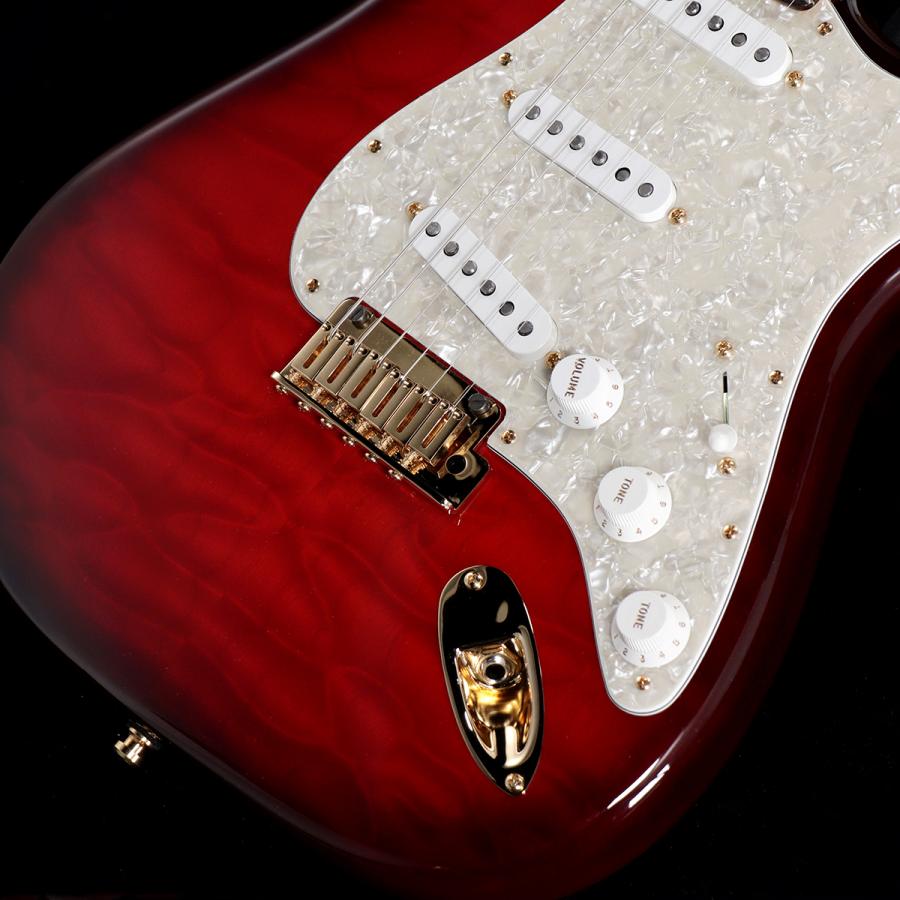 Fender Custom Shop   Custom Built Custom Stratocaster AA Quilt Trans Red Burst(S N CZ570828 )(渋谷店)