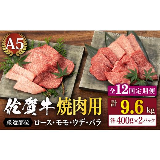 ふるさと納税 佐賀県 嬉野市 佐賀牛 A5 厳選部位 焼肉用 800g （400g×2P） [NAB231]