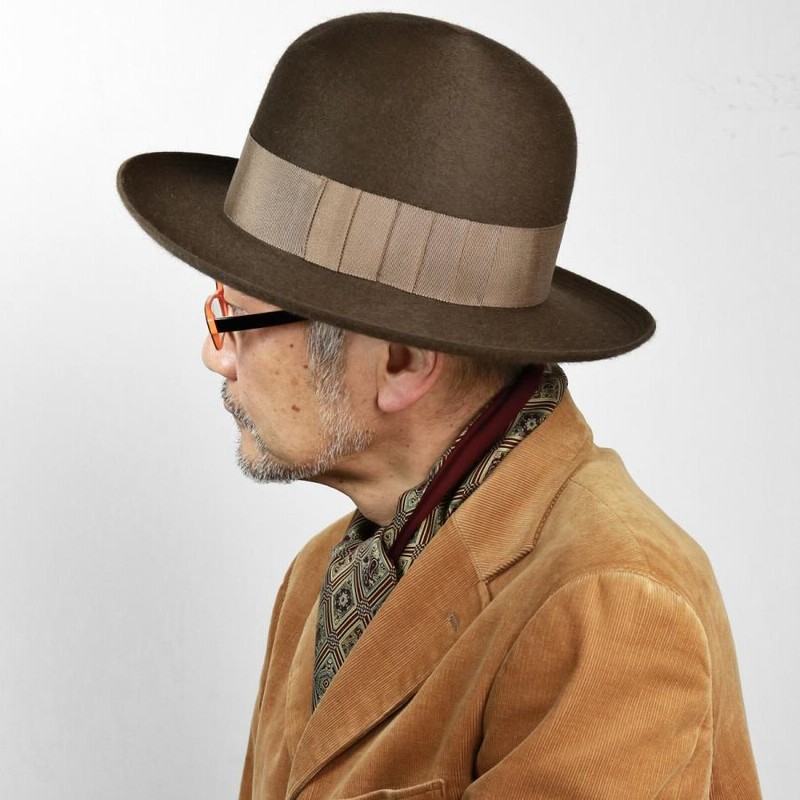 STETSON ファーフェルト ハット 帽子 高級 オープンクラウン STETSON ファーフェルト ハット 帽子 高級 オープンクラウン