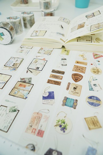 標簽  和紙 PET 紙膠帶套組