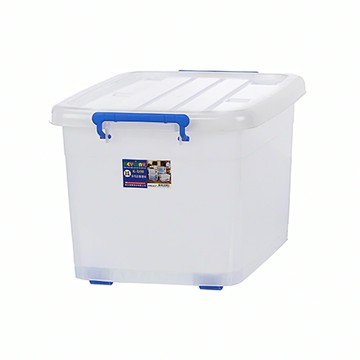 KEYWAY 聯府 滑輪整理箱 底輪 2個  透明色  73.5 x 51.2 x 44cm  1組