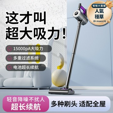 線大吸力大功率地毯清潔手持吸拖一體吸塵機