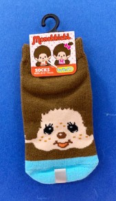 【震撼精品百貨】monchhichi_夢奇奇~日製兒童襪子~藍色#46804