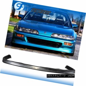 フィット92 93 Acura 3DR 4DR Integra PUフロントバンパーリップ ...