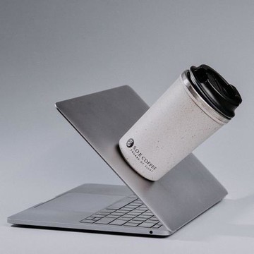 八平方 渣渣隨行杯便攜咖啡杯咖啡渣材質350ml