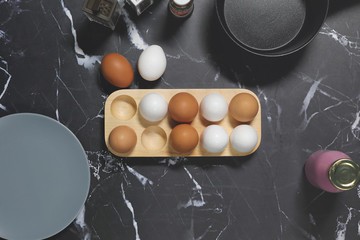 北歐風 蛋架  L  (楓木 / 核桃木)