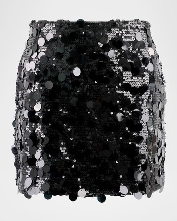 Girl's Magic Paillette Mini Sequin Skirt, Size 2-14