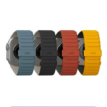 UAG 時尚雙色 矽膠 錶環 錶帶 適 Apple Watch s10 42 44 45 46 49 mm