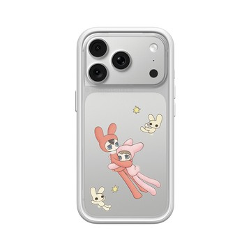 iPhone 18 Pro Mod NX -邊框背蓋組合 (相機按鈕) 白 - Contemporary Tokyo - 擁抱