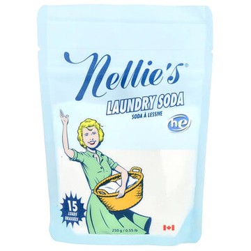 Nellie's, 洗衣鹼，15 次用量，0.55 磅（250 克）
