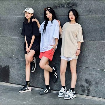 🔥免運 台灣現貨🔥女生短褲 透氣休閒短褲 韓系運動褲 簡約女褲 時尚短褲 寬鬆直筒沙灘褲 鬆緊腰 基礎款 女士短褲