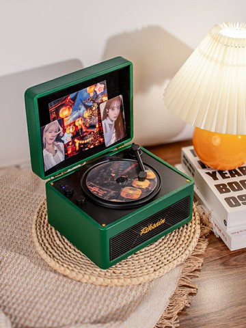 雷克森ML-520皮革CD機音樂專輯唱片復古播放器藍牙音響送生日禮物【宜家良品百貨】