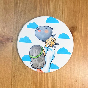 吸水杯墊-飛高高