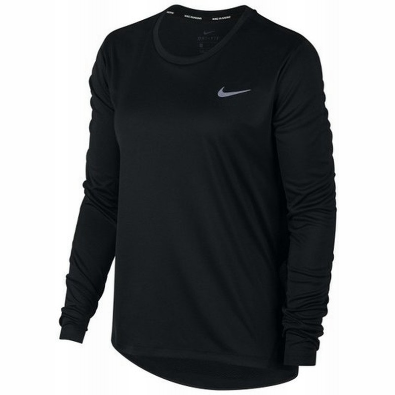 ナイキ スポーツウェア 長袖ｔシャツ レディース マイラーl S ランニングトップ Aj8129 010 Nike 通販 Lineポイント最大get Lineショッピング