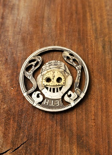 硬幣改造吊墜 (主題: 心魔)