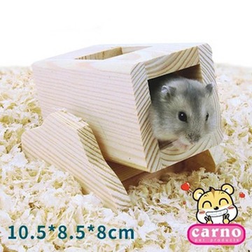 【CARNO卡諾】倉鼠舒適原木玩具-翹翹桶