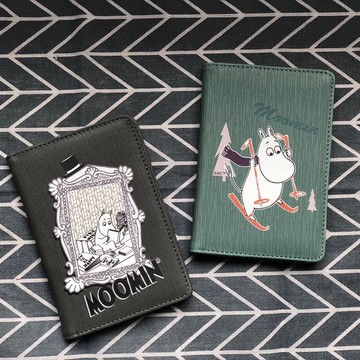 【MOOMIN】皮革護照套